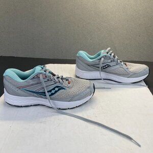 Saucony Womens Cohesion 13 S10559-21 Gray Running Shoes Sneakers Size 10